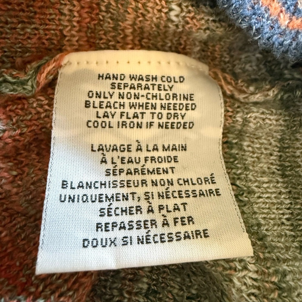 Vintage Ralph Lauren Denim Supply Women Aztec Button Up Cardigan SZ-large Shawl - Picture 6 of 9